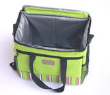 Green Large Insulated Cooler Bags 600D poliester ze standardową podszewką z PVC