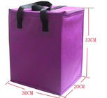 Insulated Cooler Tote Bags / Jednorazowa torba obiadowa / Purple Cooler Bag dla dorosłych