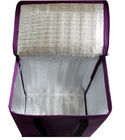 Insulated Cooler Tote Bags / Jednorazowa torba obiadowa / Purple Cooler Bag dla dorosłych