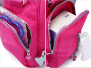 Plecak z pieluchą dla dziecka ze wzorem Polyester Cute Baby Kolor róży Eco Friendly Advantage