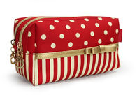 Czerwone bawełniane torebki damskie podróżne Kosmetyczne torebki modne