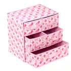 Składane pudełka do przechowywania nonowe z szufladami AZO z szufladami 3 warstwy w innym kolorze