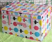 Niestandardowe składane pudełka do przechowywania / plecionki z laminatu, różowy / żółty / niebieski