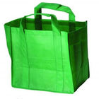 Dostosowane zielone nietkane torby spożywcze z logo sitodruku