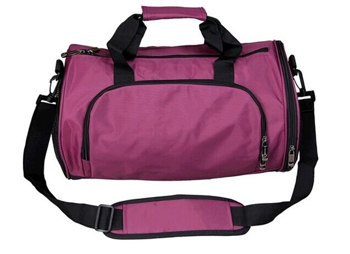 Casualowe, wodoodporne, nylonowe torby typu duffel, dwie damskie kieszenie typu &amp;quot;pink&amp;quot;