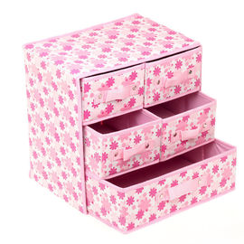 Składane pudełka do przechowywania nonowe z szufladami AZO z szufladami 3 warstwy w innym kolorze