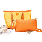 Przezroczyste torebki damskie Torebki z przezroczystego PVC, pomarańczowy / czerwony / niebieski