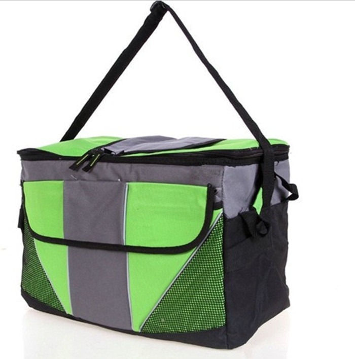 Izolowane na zewnątrz torby na lunch dla dorosłych, zielona torba na chłodniejsze dostosowane